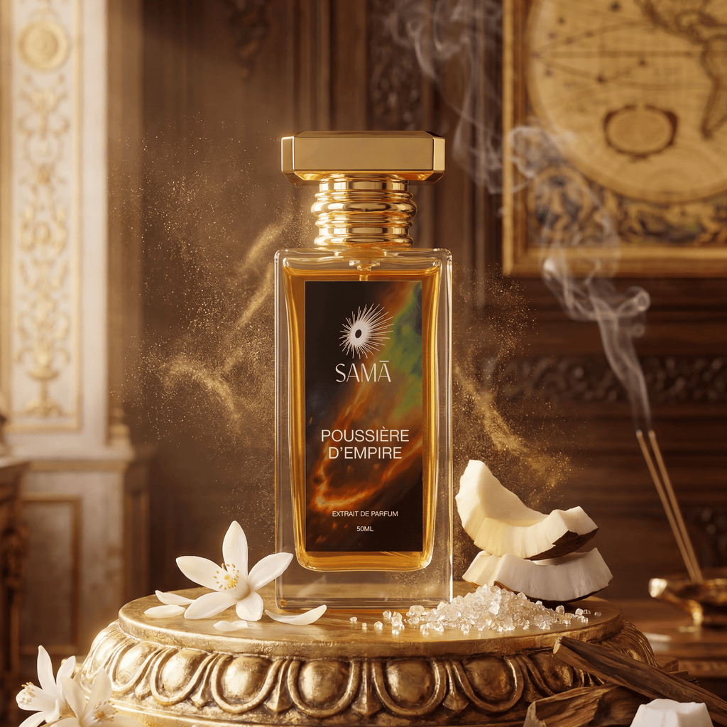 Flacon extrait de parfum Poussière d'empire 50 ML SAMĀ SAMA